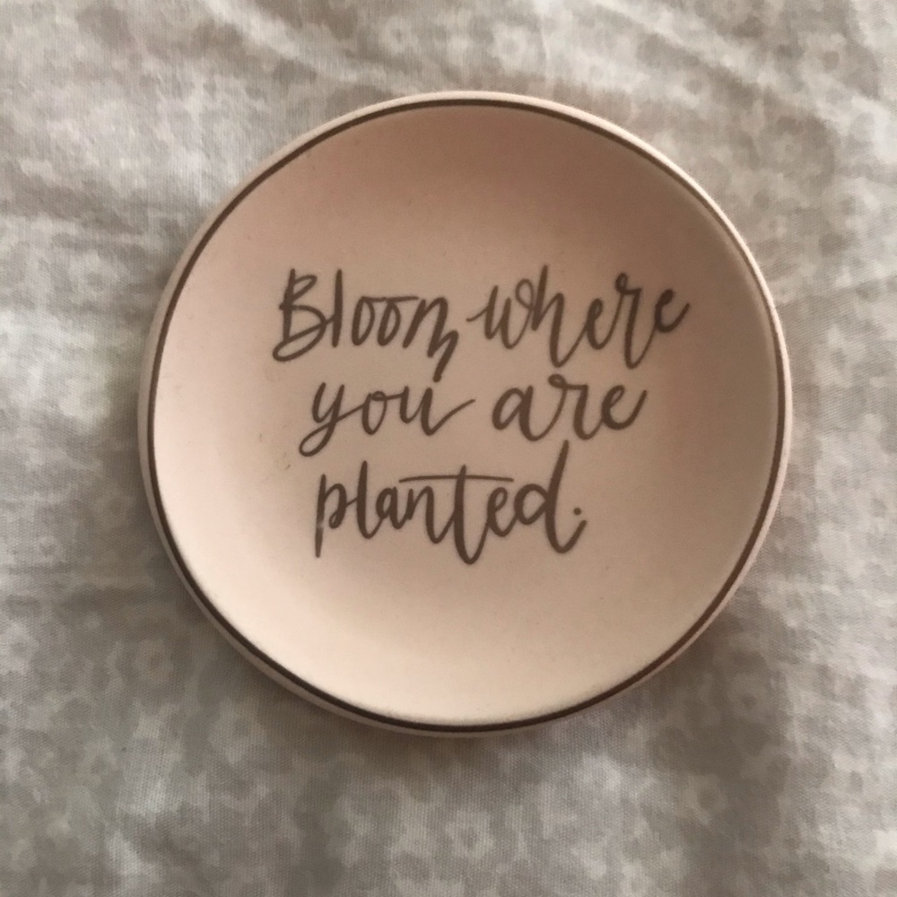Mini Trinket Tray with saying